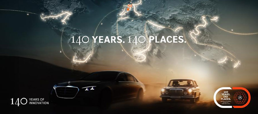 Image: Mercedes-Benz Marks 140 Years With Epic Trans-Continental Journey